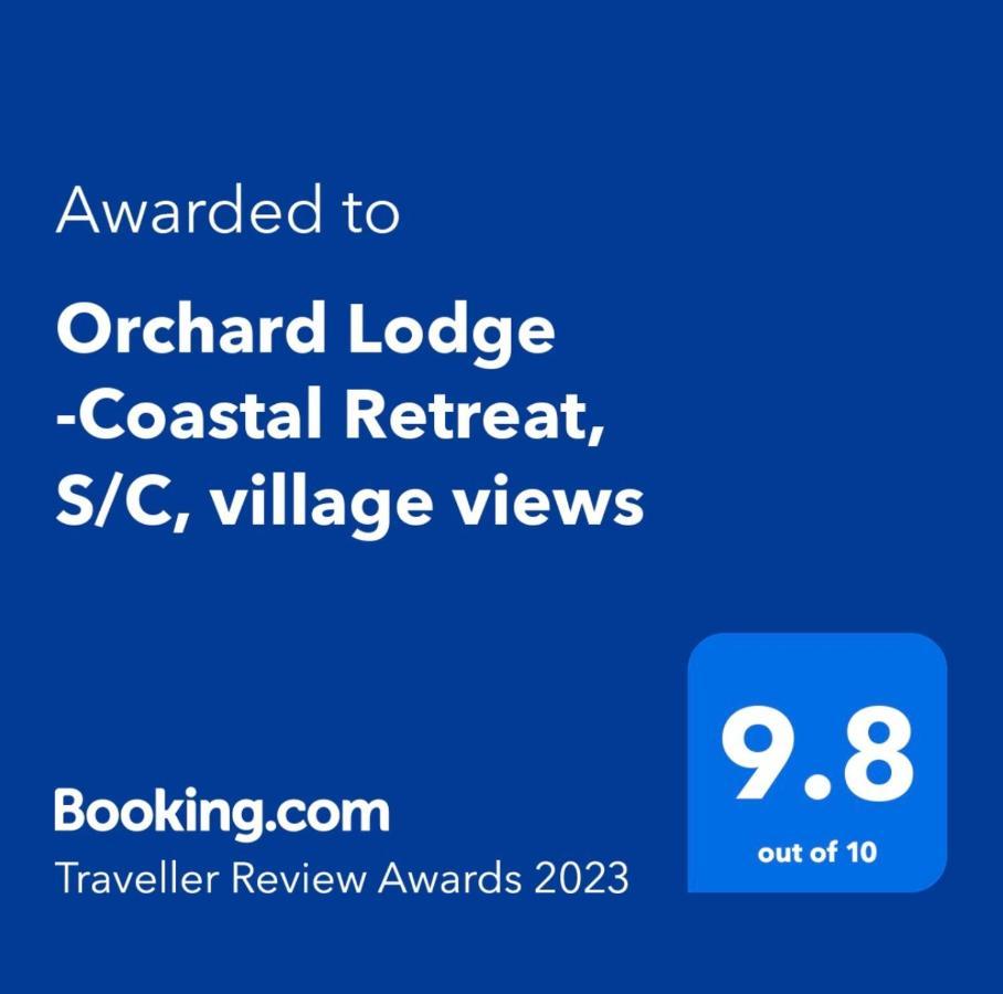 Orchard Lodge -Coastal Retreat, New Build, Village Views, Private Garden And Terrace Saint Brides Major ภายนอก รูปภาพ